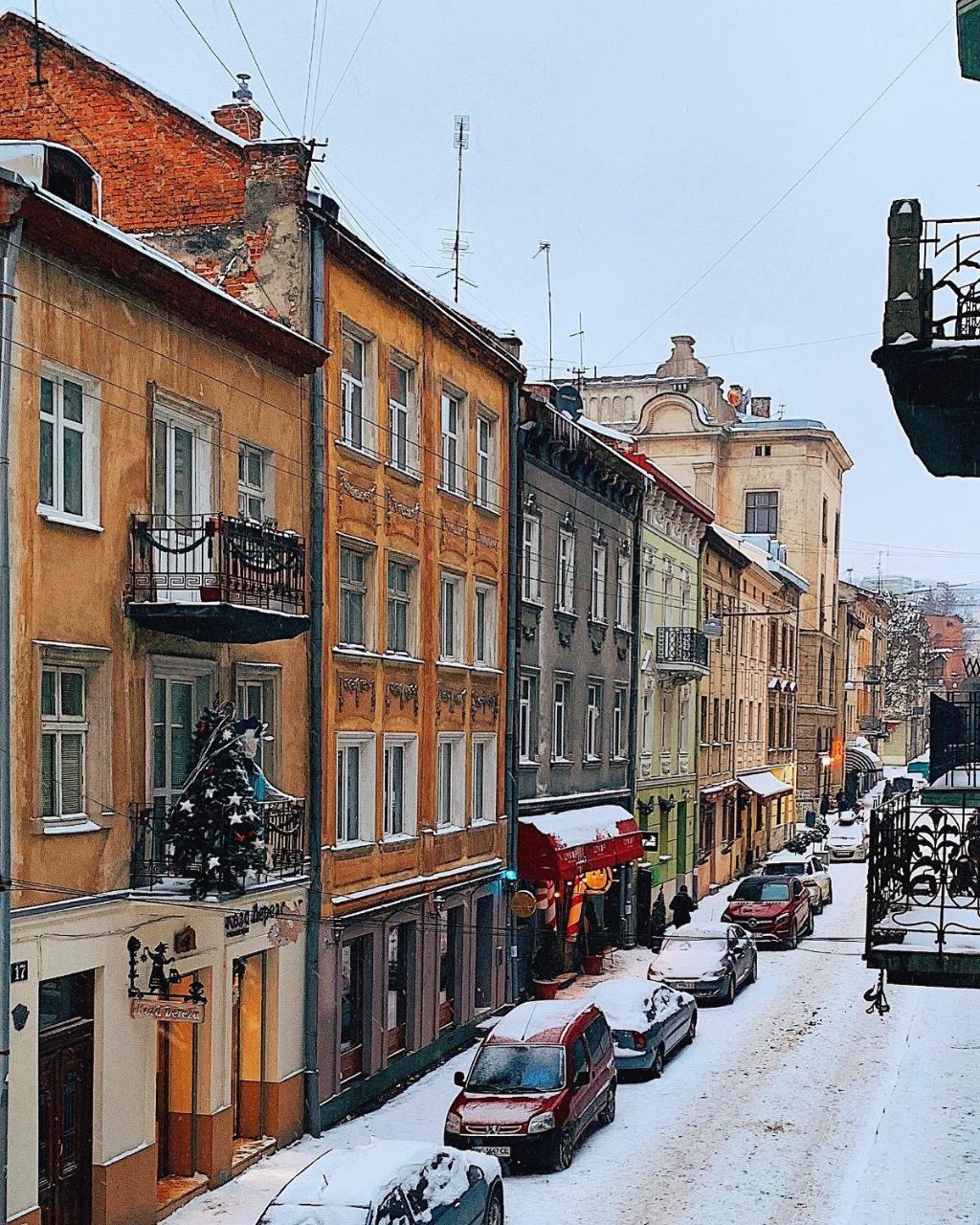 Large & Modern Flat With Balcony In Heart Of Lviv Apartment Bagian luar foto